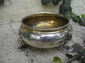 silver salt cellar