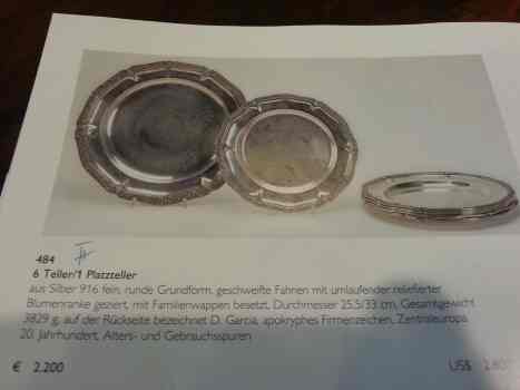 silver plates from Spain
