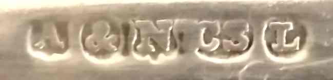 silverplate Stilton scoop