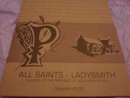 a commemorative booklet of the All Saints Church, Ladysmith
