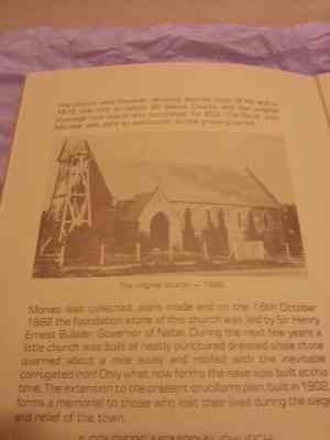 a commemorative booklet of the All Saints Church, Ladysmith