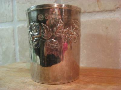 sterling silver beaker made by Brandimarte, Florence