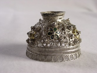 filigree silver cup