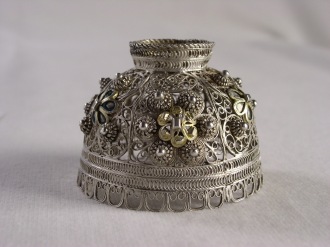filigree silver cup
