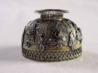 filigree silver cup