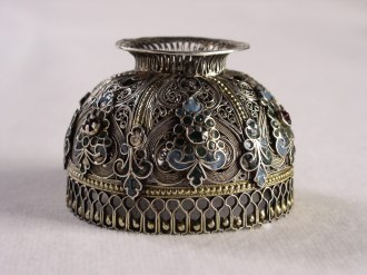 filigree silver cup