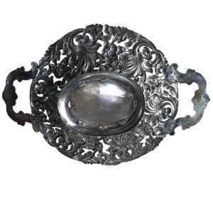Austrian silver dish