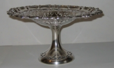 Elkington & Co sterling silver comport: Birmingham 1901