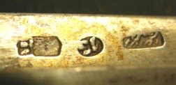 tea spoons: hallmarks