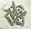 example of maker mark formed by the first two letter of the silversmith surname