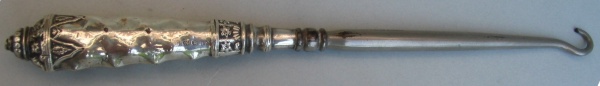 button hook Birmingham 1912 - silversmith C & N