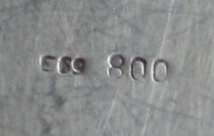 silver candy dish: hallmark