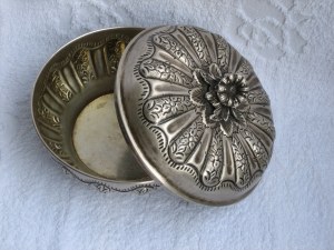silver candy dish