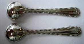 Pair of Silver Spoons, London 1872