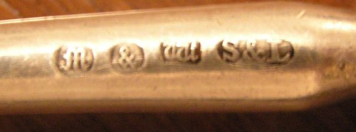 cheese spoon: hallmarks