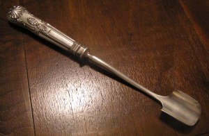 silver cheese spoon