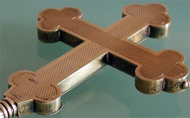 Russian silver cross