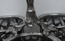Elkington & Co silver plate cruet 1851