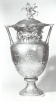 two-handled, vase shaped cup, William Brown, 1835 two-handled, vase shaped cup, William Brown, 1835
