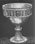 silver, gold and enamel cup, Costantinople, 10th century A.D. silver, gold and enamel cup, Costantinople, 10th century A.D.