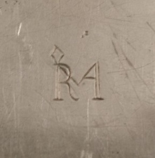 silver tray