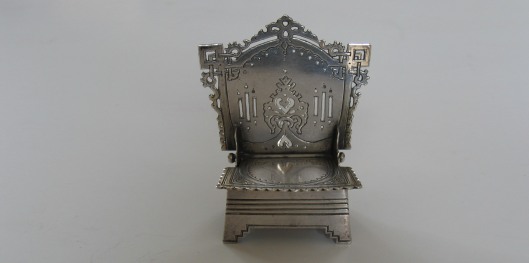 Salt throne by silversmith Alexander Fuld, Moscow 1890, assay-master A. Romanov