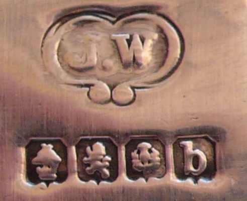 Glasgow 1924 caster marked J.W
