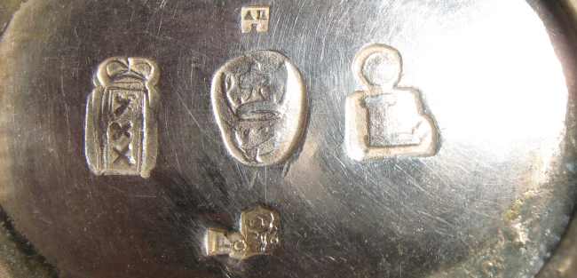Dutch silver bowl: marks