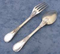 silver flatware set by Joseph Karl ( Carl) KLINKOSCH