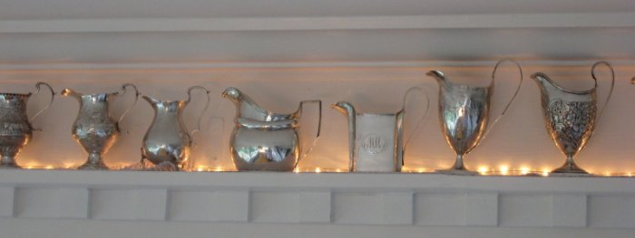 The Georgian cream jug shelf