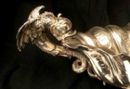 silver centerpiece