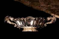 silver centerpiece