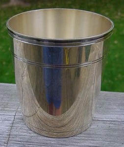silver cup