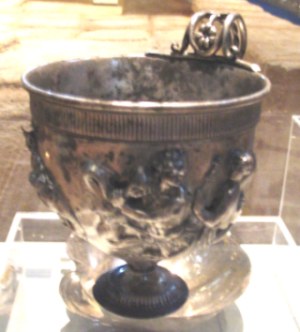 kantharos with embossed Nereids and Tritons
