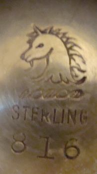 sterling teaset vof unknown maker