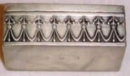 hinged top silver box
