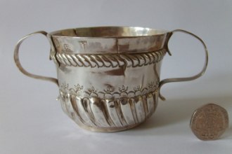 silver cup