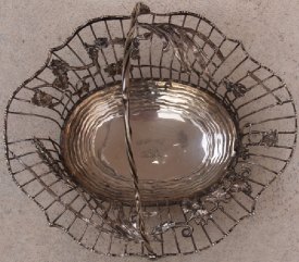 Dutch silver basket