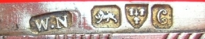 silver matchbox holder: Chester 1903 hallmark