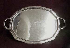 'Ten sided design Tray - Gioconda - Wolfers Frres
