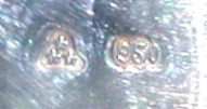 Chalice-Marks Wolfers Frres and silver standard 950/1000