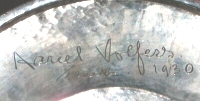 Chalice : signature Marcel Wolfers