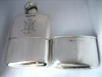 Birmingham 1896 hip-flask