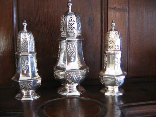 three Thomas Bamford casters