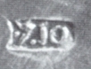 Messina silver mark: town mark (second half of 18th century)