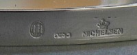 A.Michelsen electric silver lamp hallmarks
