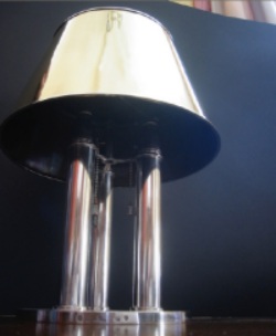 A.Michelsen electric silver lamp