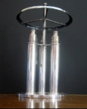 A.Michelsen electric silver lamp