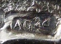 silver chalice: Palermo (Italy) marks