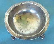 silver salt cellar: Naples 19th century